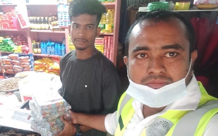 ময়মনসিংহে পুলিশের অভিযানে বিপুল পরিমাণ নকল বিড়ি জব্দ